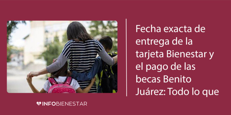 cuando entregan las tarjetas de bienestar